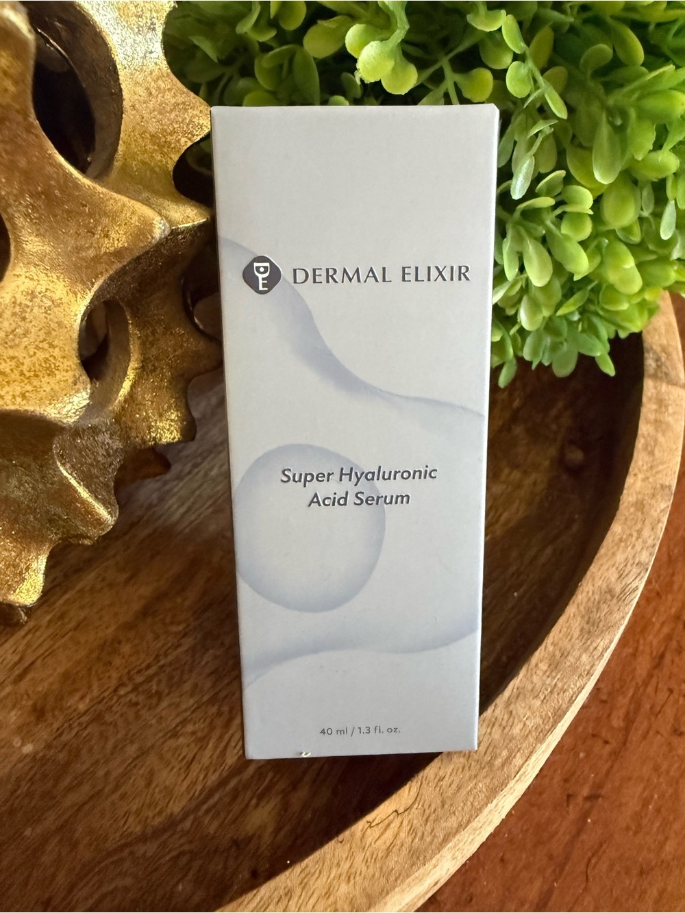NEW Dermal Elixir Super Hyaluronic Acid Serum 1.3 oz / 40 ml Hydrating Skincare